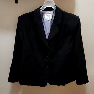 Collections for Le Suit Blazer and Skirt Set 22W Black